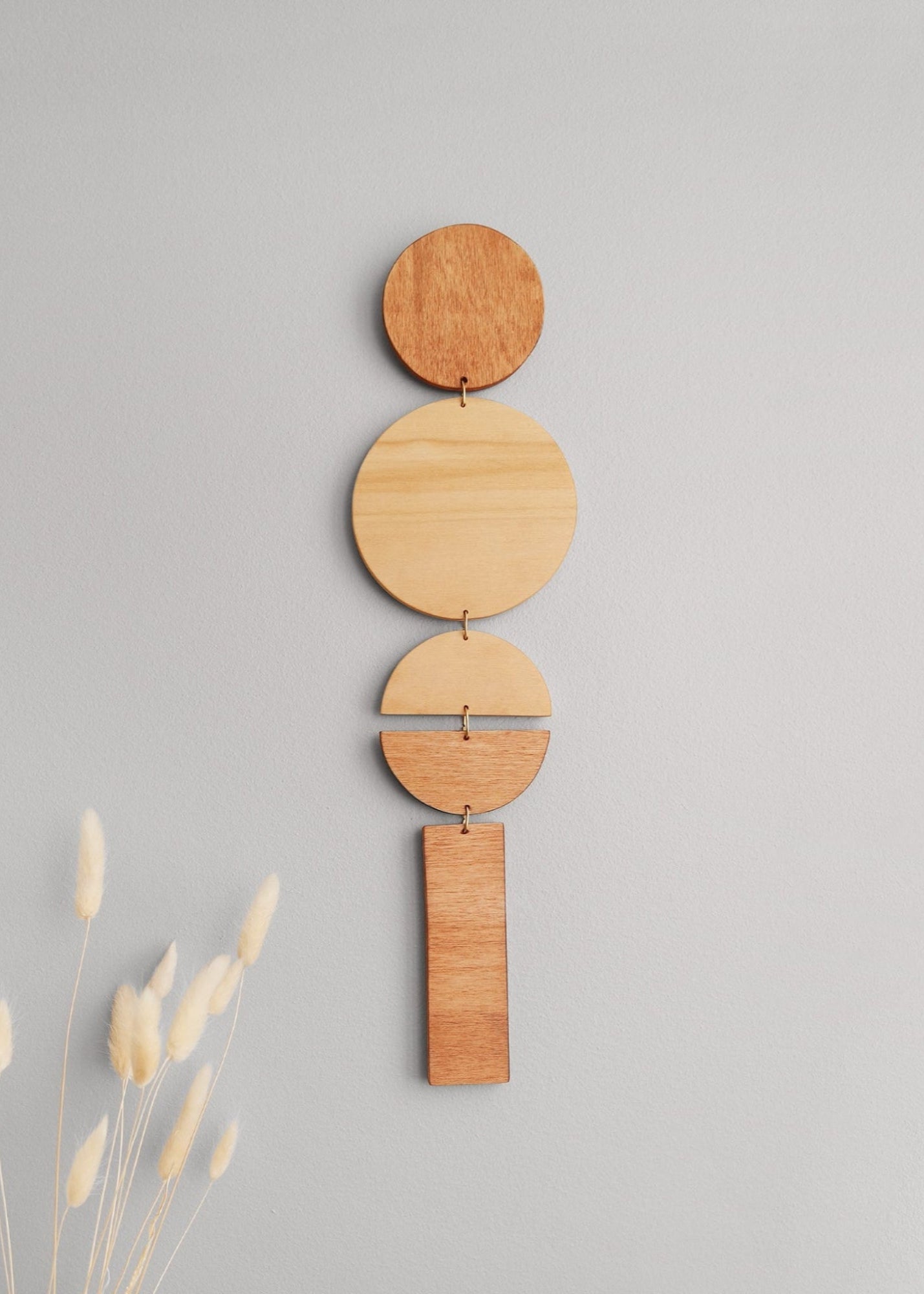 Balance, wooden wall hanging