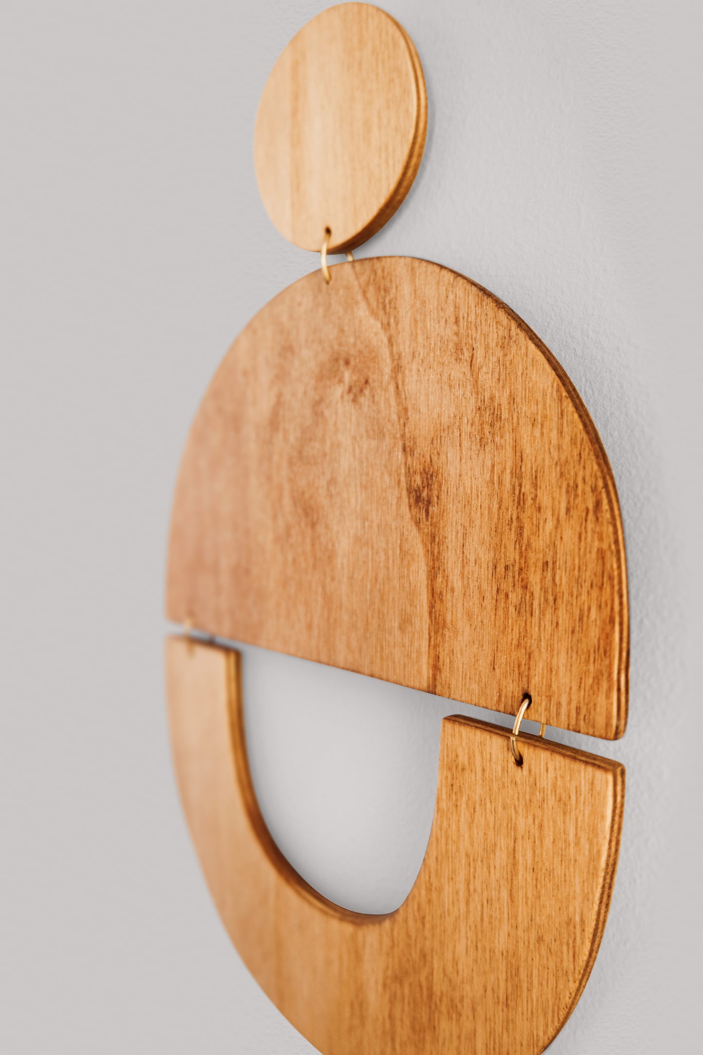 Little moons, wooden wall hanging