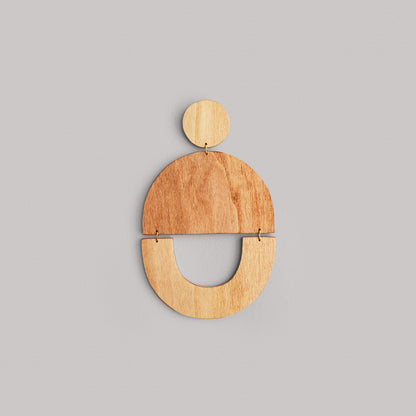 Little moons, wooden wall hanging