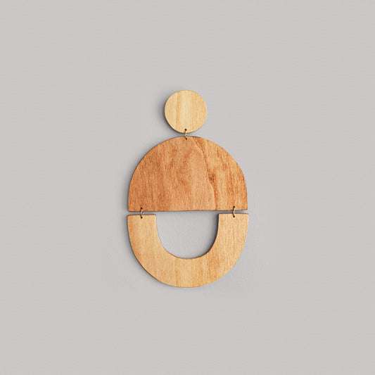 Little moons, wooden wall hanging