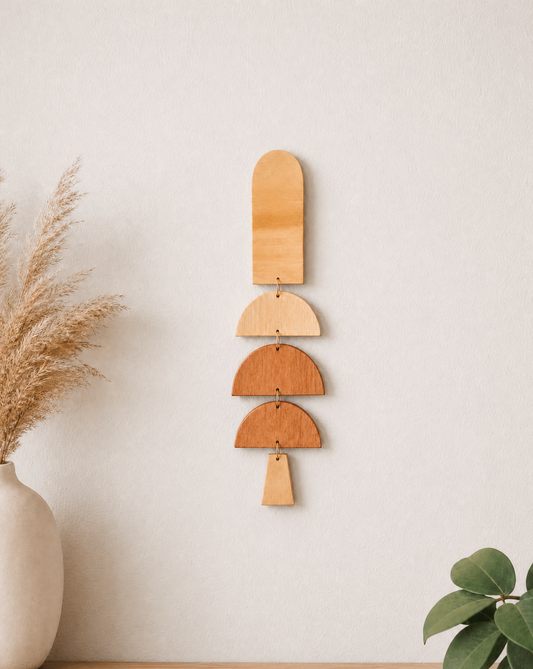Lily of the valley, wooden wall hanging