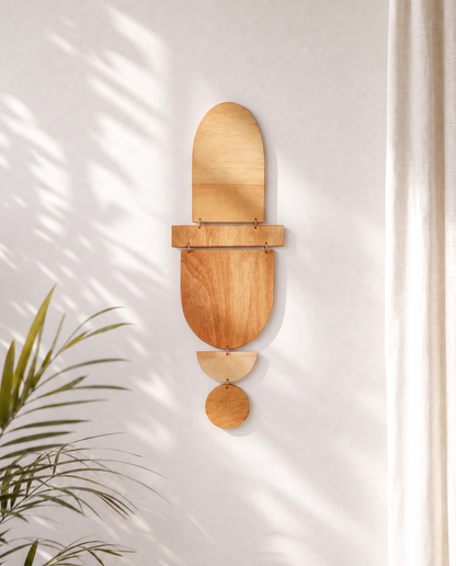 Dunes, wooden wall hanging