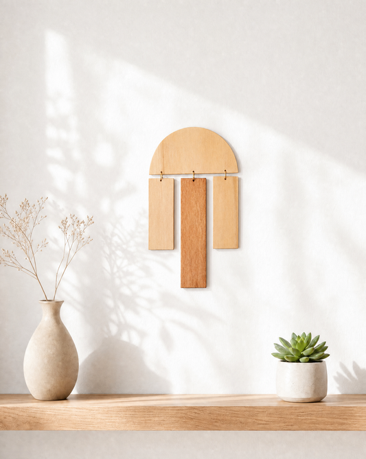 Drizzle, wooden wall hanging
