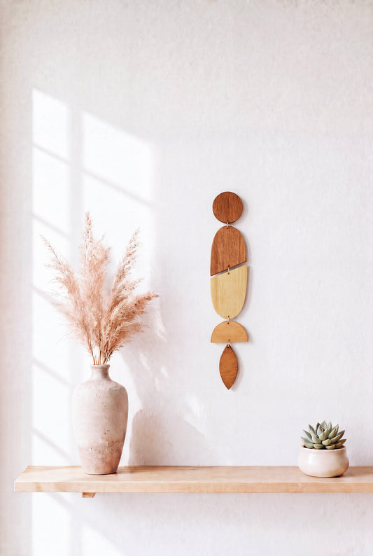 Droplet, wooden wall hanging