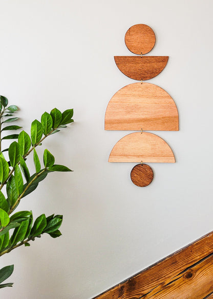 Reflections, wooden wall hanging