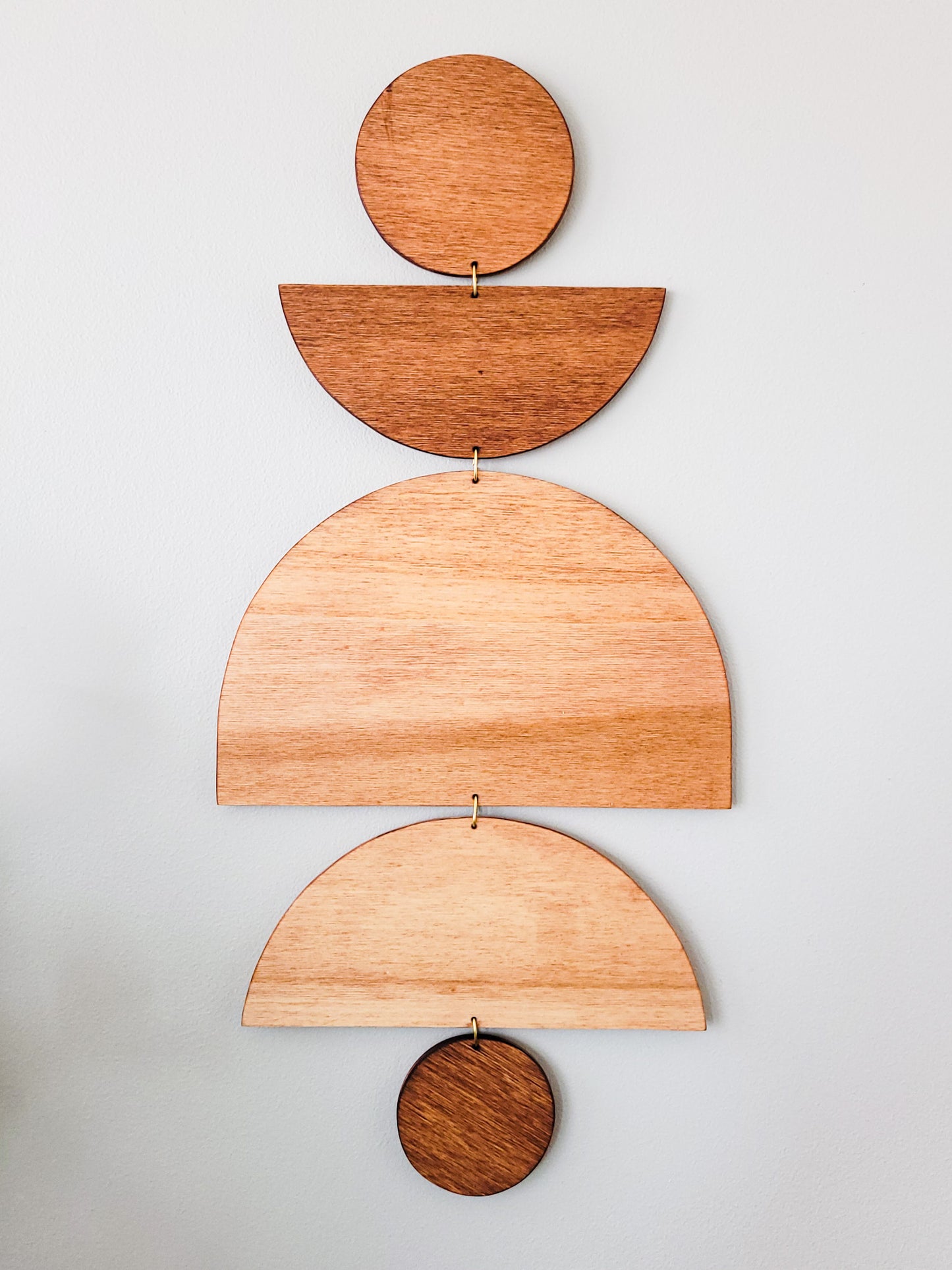 Reflections, wooden wall hanging